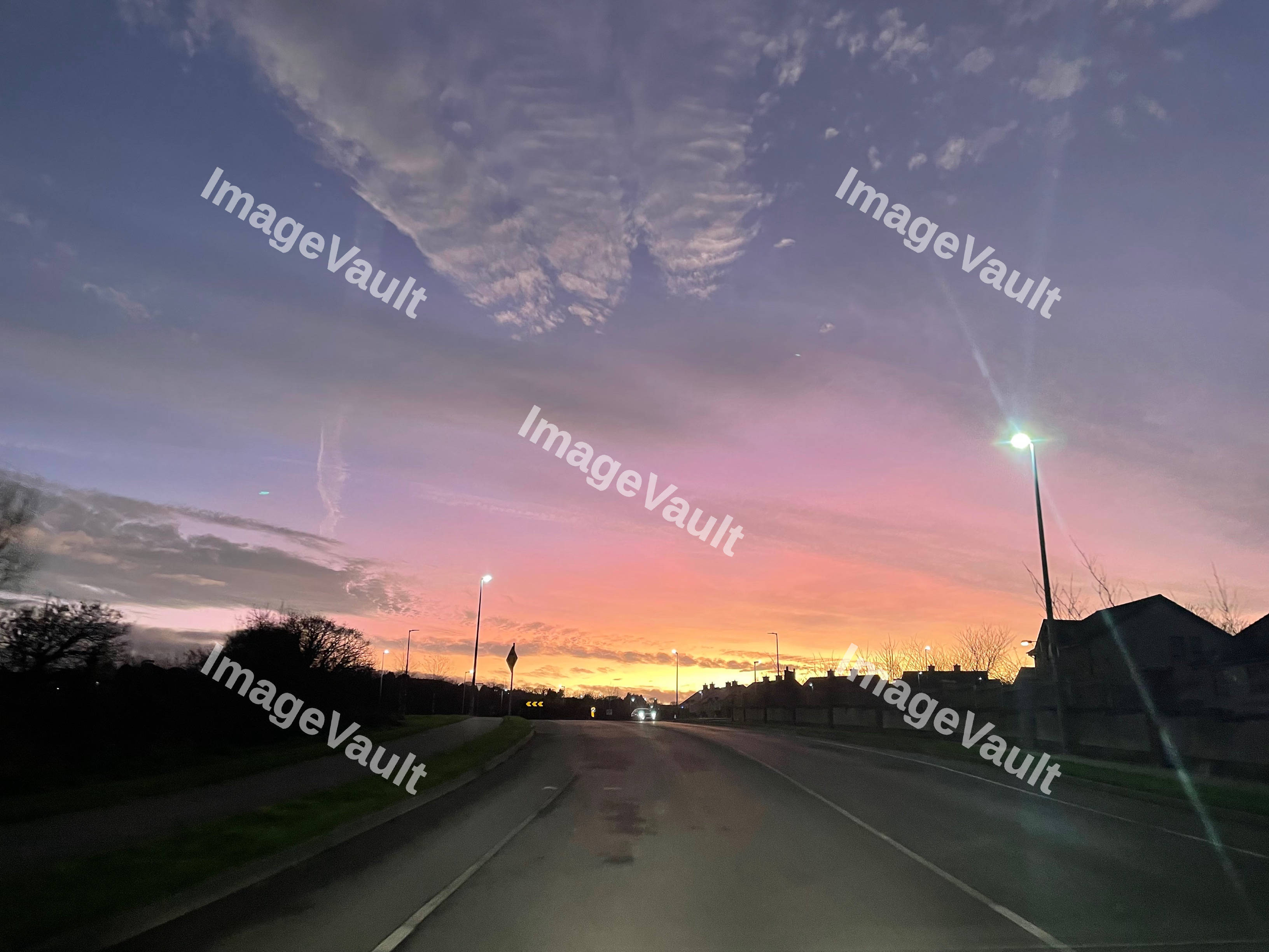 Pink sunset